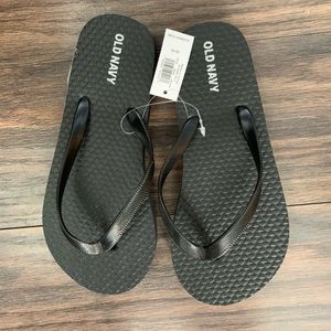 2x Host Pick 🎉 Old Navy Kids Black Flip Flop Unisex Sandals